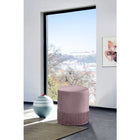 Meridian Furniture Teddy Velvet Ottoman | Stool - Ottomans