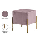 Meridian Furniture Isla Velvet Ottoman | Stool - Ottomans