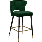 Meridian Furniture Kelly Velvet Counter Stool - Stools