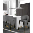 Meridian Furniture Cassie Velvet Counter Stool - Stools