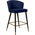 Meridian Furniture Cassie Velvet Counter Stool - Stools