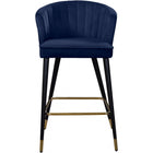 Meridian Furniture Cassie Velvet Counter Stool - Stools