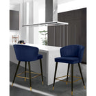 Meridian Furniture Cassie Velvet Counter Stool - Stools