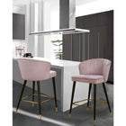 Meridian Furniture Cassie Velvet Counter Stool - Stools