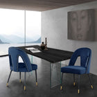 Meridian Furniture Akoya Velvet Dining Chair - Dining Chairs