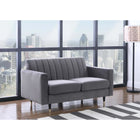 Meridian Furniture Lola Velvet Loveseat - Loveseats