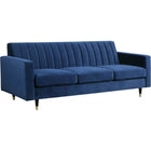 Meridian Furniture Lola Velvet Sofa - Navi - Sofas