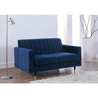 Meridian Furniture Lola Velvet Loveseat - Loveseats