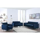 Meridian Furniture Lola Velvet Loveseat - Loveseats