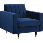 Meridian Furniture Lola Velvet Chair - Navy - Chairs