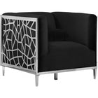 Meridian Furniture Opal Velvet Chair - Black - Chairs