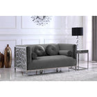 Meridian Furniture Opal Velvet Loveseat - Loveseats