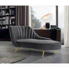 Meridian Furniture Margo Velvet Chaise Lounge - Chaise