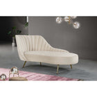 Meridian Furniture Margo Velvet Chaise Lounge - Chaise