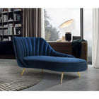 Meridian Furniture Margo Velvet Chaise Lounge - Chaise