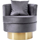Meridian Furniture Kendra Velvet Accent Chair - Chairs