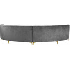 Meridian Furniture Jackson Velvet 2pc. Sectional - Sofas