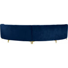 Meridian Furniture Jackson Velvet 2pc. Sectional - Sofas