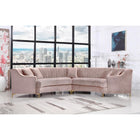 Meridian Furniture Jackson Velvet 2pc. Sectional - Sofas