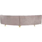 Meridian Furniture Jackson Velvet 2pc. Sectional - Sofas