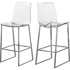 Meridian Furniture Lumen Chrome Counter Stool - Stools