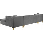 Meridian Furniture Graham Velvet 3pc. Sectional - Sofas
