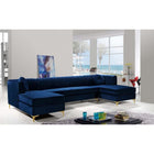 Meridian Furniture Graham Velvet 3pc. Sectional - Sofas