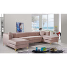 Meridian Furniture Graham Velvet 3pc. Sectional - Sofas