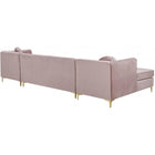 Meridian Furniture Graham Velvet 3pc. Sectional - Sofas
