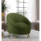 Meridian Furniture Serpentine Velvet Chair - Chairs