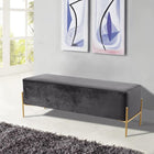 Meridian Furniture Isla Velvet Bench - Benches