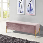 Meridian Furniture Isla Velvet Bench - Benches