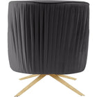 Meridian Furniture Paloma Velvet Swivel Accent Chair - Chairs