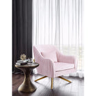 Meridian Furniture Paloma Velvet Swivel Accent Chair - Chairs