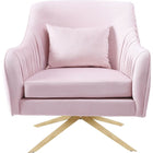 Meridian Furniture Paloma Velvet Swivel Accent Chair - Chairs