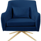 Meridian Furniture Paloma Velvet Swivel Accent Chair - Chairs