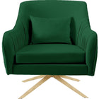Meridian Furniture Paloma Velvet Swivel Accent Chair - Chairs