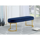 Meridian Furniture Lemar Velvet Bench - Benches