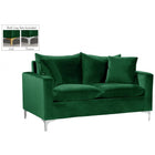 Meridian Furniture Naomi Velvet Loveseat - Loveseats