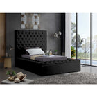 Meridian Furniture Bliss Velvet Twin Bed - Bedroom Beds
