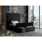 Meridian Furniture Bliss Velvet Twin Bed - Bedroom Beds