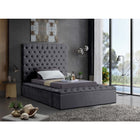 Meridian Furniture Bliss Velvet Twin Bed - Bedroom Beds