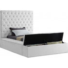 Meridian Furniture Bliss Velvet Twin Bed - Bedroom Beds