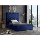 Meridian Furniture Bliss Velvet Twin Bed - Bedroom Beds