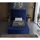 Meridian Furniture Bliss Velvet Twin Bed - Bedroom Beds