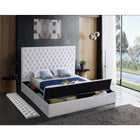 Meridian Furniture Bliss Velvet Full Bed - Bedroom Beds