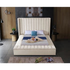 Meridian Furniture Kiki Velvet Full Bed - Bedroom Beds