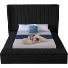 Meridian Furniture Kiki Velvet Full Bed - Bedroom Beds