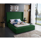 Meridian Furniture Kiki Velvet Full Bed - Bedroom Beds