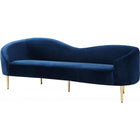 Meridian Furniture Ritz Velvet Sofa - Navy - Sofas